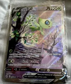 Celebi V Full Art Ultra Rare Holo Pokemon TCG Fusion Strike 245/264 190 HP - Image 1