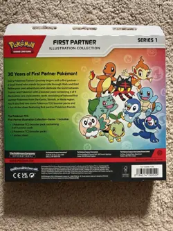 Pokemon First Partner Illustration Collection Series 1 Promo Booster Box Charma… - Image 2
