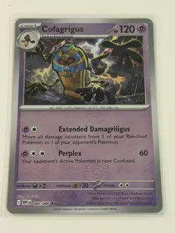 Pokemon White Flare Cofagrigus 040/086 Master Ball NM - Image 1