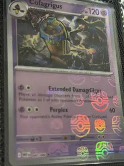Pokemon White Flare Cofagrigus 040/086 Master Ball NM - Image 3