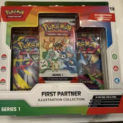 Pokemon TCG First Partner Illustration Collection Series 1 New Sealed - Image 1