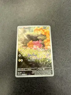 Pokemon TCG Pawmi 226/091 Paldean Fates Illustration Rare Holo NM - Image 1