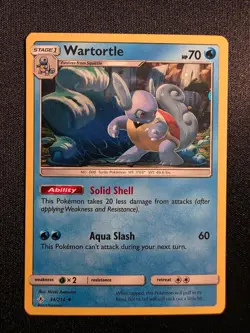 Wartortle 34/214 Unbroken Bonds Uncommon Holo Near Mint - Image 1