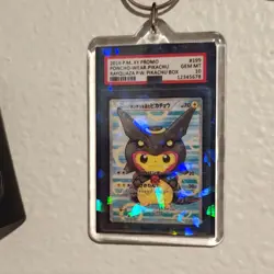Pokemon 2016 XY Promo Poncho-Wear Pikachu Rayquaza #199 Holo PSA 10 - Image 2