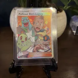 🧑‍⚕👓Pokemon Professor Elm's Lecture Ultra Rare Holo SM-Lost Thunder - Image 1