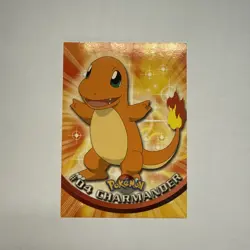 Charmander #04 Topps TV Animation Edition Blue Label Non Holo Pokemon 1999 - Image 1