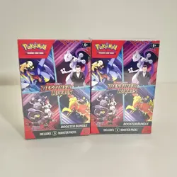 Pokemon Scarlet & Violet Destined Rivals Booster Bundle Box 2-Pack Mewtwo Ho-Oh - Image 1