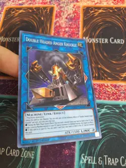Yugioh Double Headed Anger Knuckle BLHR-EN048 Secret Rare 1st Edition Near Mint - Image 2