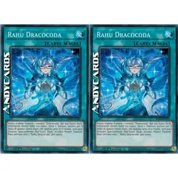 RAHU DRACOCODA 2x • (Rahu Dracotail) • Super R • JUSH IT009 • 1Ed • Yugioh! - Image 1