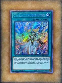 Yugioh Generaider Boss Quest MYFI-EN035 Secret Rare 1st Ed NM - Image 1