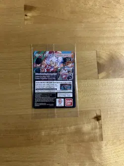 Bandai Namco One Piece CCG Monkey D. Luffy US Voyage Promo Holo ST13-001 Card - Image 2