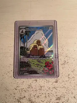 Alolan Dugtrio Illustration Rare Pokemon Surging Sparks Card 208/191 - Image 1