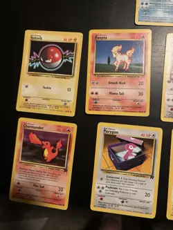 Vintage Pokemon Card Lot WOTC Base Set Team Rocket Gym Series Holo Poliwrath HP - Image 3