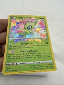 Pokemon Card TCG - Celebi 009/185 Amazing Rare Vivid Voltage Near Mint - Image 2