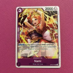 Nami OP09-070 Regular Emperors in the New World One Piece Card Game TCG - Image 1