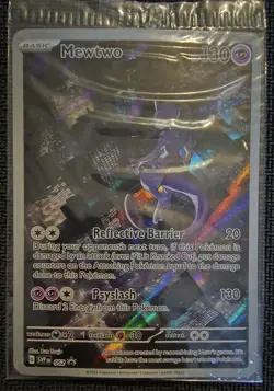 Pokemon Mewtwo Promo 052 SV Scarlet & Violet Holo TCG Card Factory sealed - Image 2
