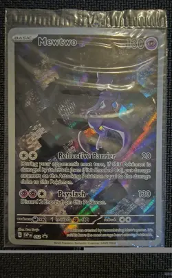 Pokemon Mewtwo Promo 052 SV Scarlet & Violet Holo TCG Card Factory sealed - Image 3