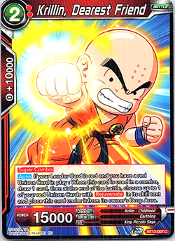 Krillin, Dearest Friend BT12-007 C Dragon Ball Super Card TCG X1 - Image 1