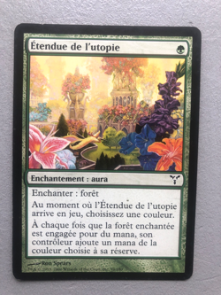 Mtg Carte Magic Dissension Utopia Sprawl French MP - Image 1