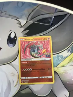 Radiant Charizard 011/078 Pokemon Go Holo Pokemon Card - Image 1