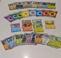 Pokemon Scarlet & Violet 151 Bulk Bundle – 100 Common Cards – No Duplicates - Image 1