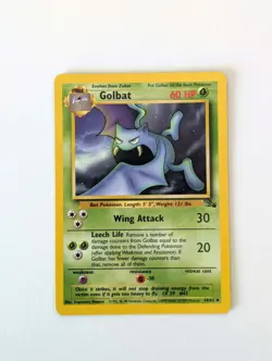 Pokemon Card WOTC Golbat 34/62 Fossil Non-holo Uncommon Unlimited 1999 - NM - Image 1