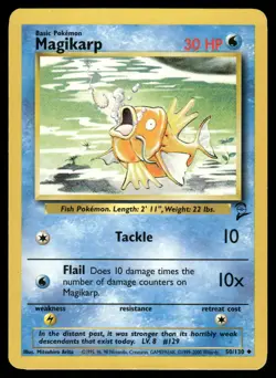 Magikarp HP 050/130 Base Set 2 Pokemon Card - Image 1