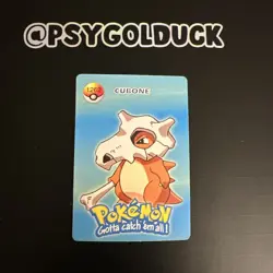 Holographic Pokemon Vending Card Magneton Cubone - Image 2
