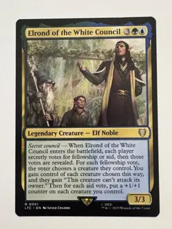 x1 Elrond of the White Council R MTG Commander: The Lord of the Rings: Tales of - Image 1