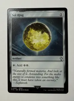 Sol Ring (0357) 357 UC Commander: FINAL FANTASY Magic: The Gathering NM/M - Image 1