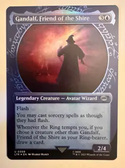 Gandalf, Friend of the Shire - Foil - Showcase Light Play, English Magic the Gat - Image 1