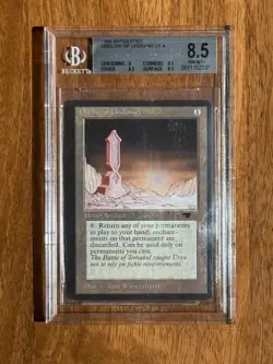 Antiquities Obelisk Of Undoing U1 A Magic The Gathering MTG BGS 8.5 - Image 1