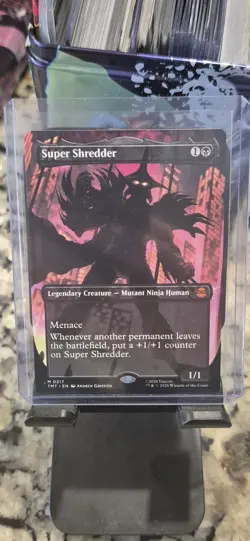 Super Shredder (Borderless) #217 (NM) Teenage Mutant Ninja Turtles TMT Magic MTG - Image 1