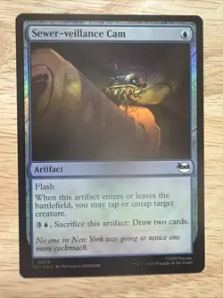 Sewer-veillance Cam FOIL TMT Ninja Turtles MTG 53 NM - Image 1