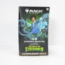 Magic The Gathering Strixhaven Quandrix Unlimited Commander Deck Sealed Zimone - Image 1