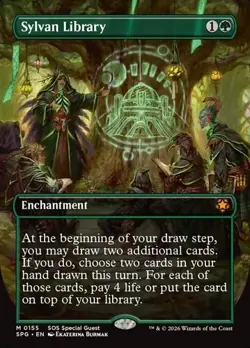 Sylvan Library - Extended Art SPG NM MTG - Image 1