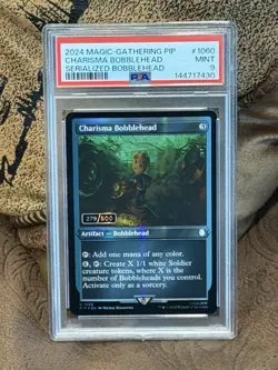 2024 MTG CHARISMA BOBBLEHEAD PSA 9 MINT (Fallout) Serialized Bobblehead 279/500 - Image 1