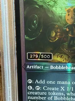 2024 MTG CHARISMA BOBBLEHEAD PSA 9 MINT (Fallout) Serialized Bobblehead 279/500 - Image 3
