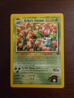 Pokemon TCG Erika's Ivysaur 41/132 - Gym Challenge - LP Condition WOTC - Image 1