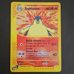 Pokemon Typhlosion 064/165 Expedition Reverse Holo Rare Stage 2 100 HP - Image 1