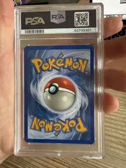 2004 POKEMON EX HIDDEN LEGENDS #9 MACHAMP-REVERSE FOIL PSA 9 - Image 5