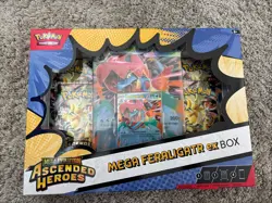 Pokemon Ascended Heroes Mega Evolution Feraligatr EX Box Promo Booster - Image 1