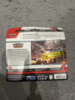 Pokemon TCG Obsidian Flames Triple Blister - Eevee Promo - Image 2