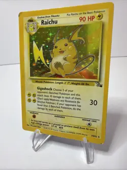 Pokemon TCG Raichu Fossil 14/62 Holo Pokemon TCG - Image 1