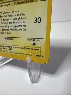 Pokemon TCG Raichu Fossil 14/62 Holo Pokemon TCG - Image 4