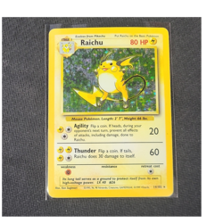 Raichu Base Set Holo Rare Unlimited 14/102 - Image 1