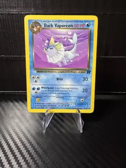 Dark Vaporeon 45/82 Team Rocket Regular Uncommon Pokemon TCG Vintage - Image 1