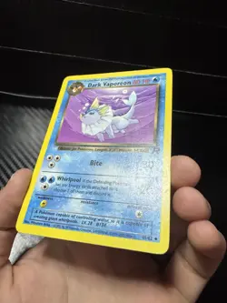 Dark Vaporeon 45/82 Team Rocket Regular Uncommon Pokemon TCG Vintage - Image 4