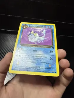 Dark Vaporeon 45/82 Team Rocket Regular Uncommon Pokemon TCG Vintage - Image 5