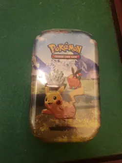 Pokemon TCG Ascended Heroes Mini Tin Pikachu New Sealed In Hand - Image 1